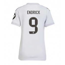 Real Madrid Endrick #9 Thuis tenue Dames 2025-26 Korte Mouw